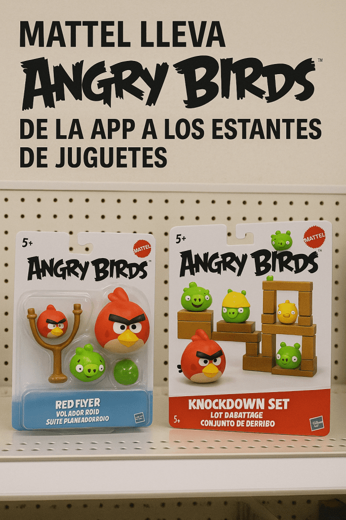 Mattel lleva Angry Birds de la app a los estantes de juguetes