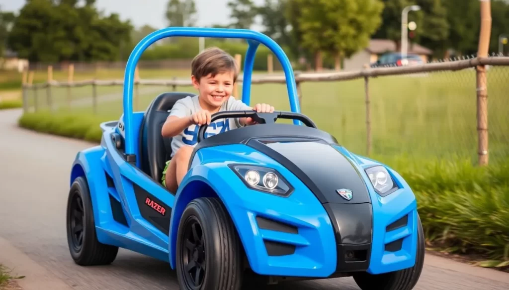 Los niños disfrutan de la emocionante Crazy Cart de Razor 2 out 0 154