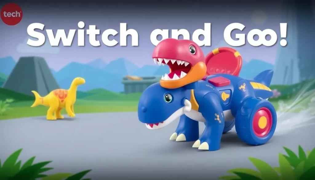 Viaja al pasado con VTech Switch and Go Dinos Turbo 2 out 0 396