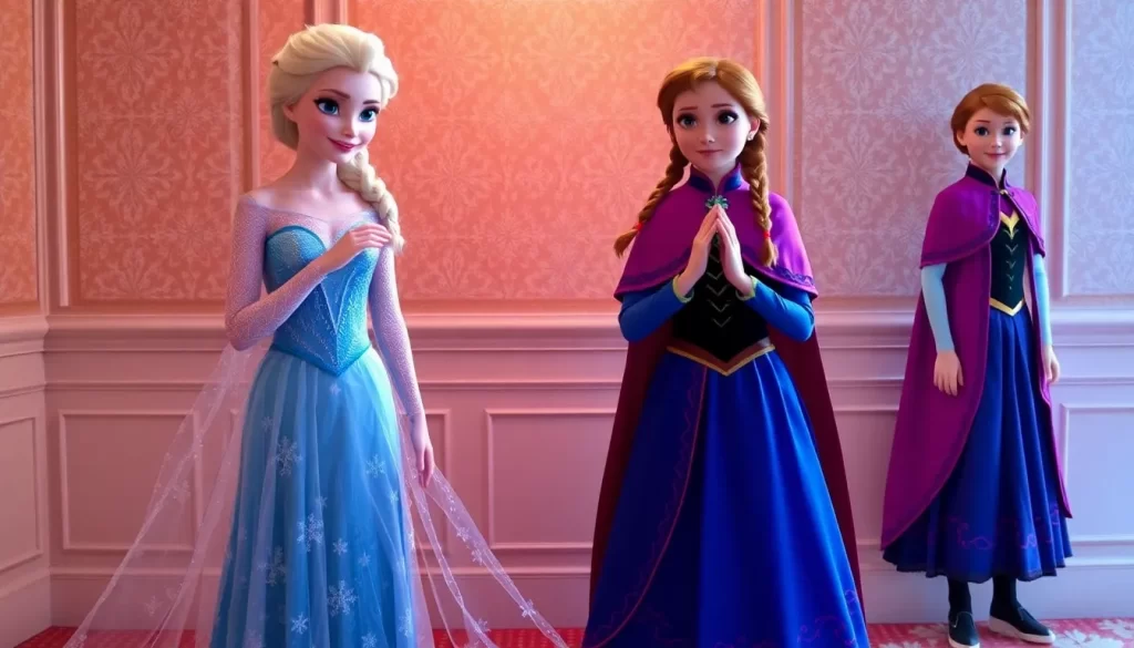 Vestidos Musicales de Elsa y Anna que Capturan la Magia de Frozen 2 out 0 632